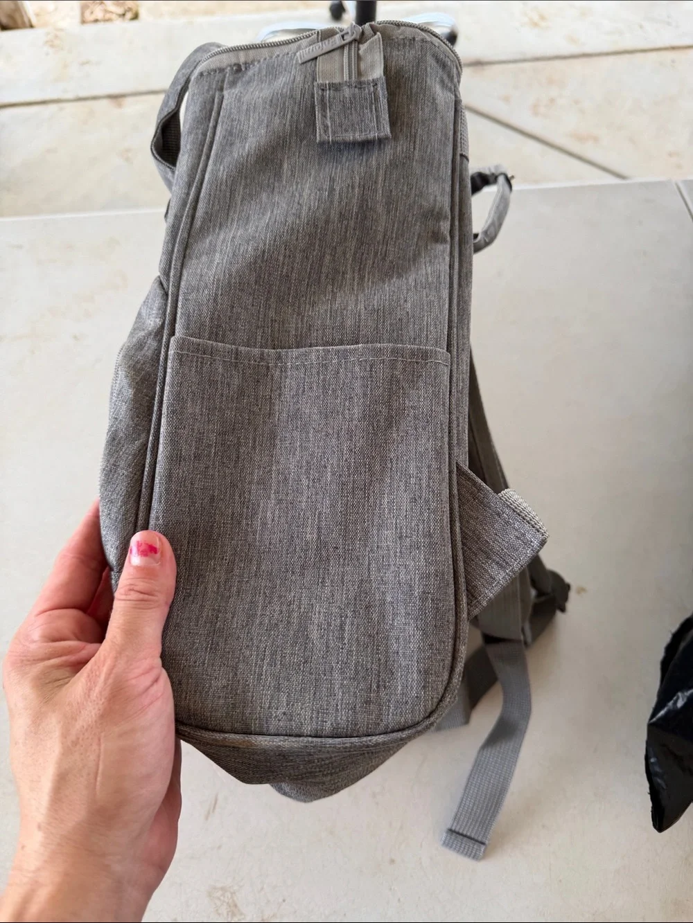 Enfamil Wonder Gray Convertible Baby Insulated Diaper Backpack Tote